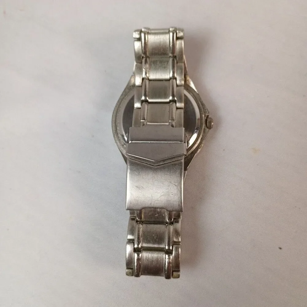 Vintage Reflex Chronograph Sport Men's Watch‎ Stainless Steel Band Working